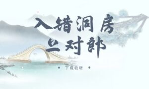 《入错洞房上对郎》广播剧全一期完整版未删减[在线下载]