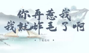 《你再惹我,我就炸毛了啊》广播剧全一期完整版未删减[在线下载]