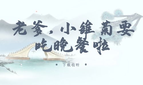 《老爹,小雏菊要吃晚餐啦》广播剧全一期完整版未删减[免费下载]