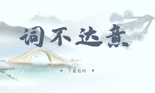 《词不达意》广播剧全两期完整版未删减[免费下载]